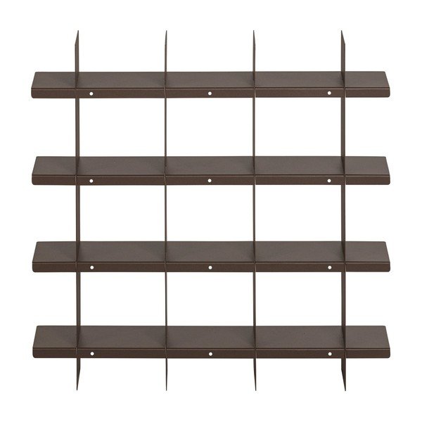 Smeđa metalna polica s više razina 60 cm Brik – WOOOD-image-4