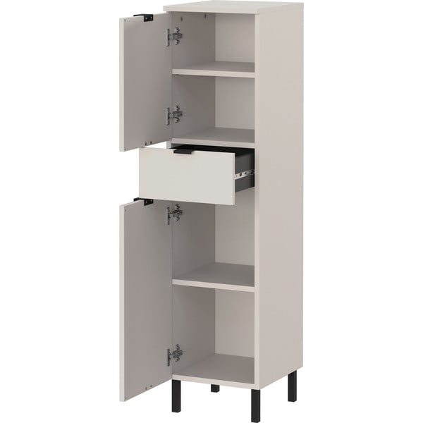 Krem visok/uski kupaonski ormarić 30x120 cm Arcena – Germania-image-3