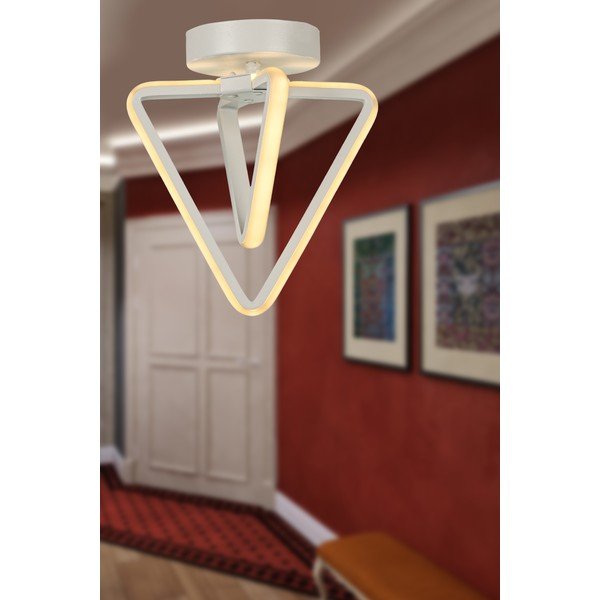 Bijela metalna LED stropna svjetiljka Baris – Squid Lighting-image-1