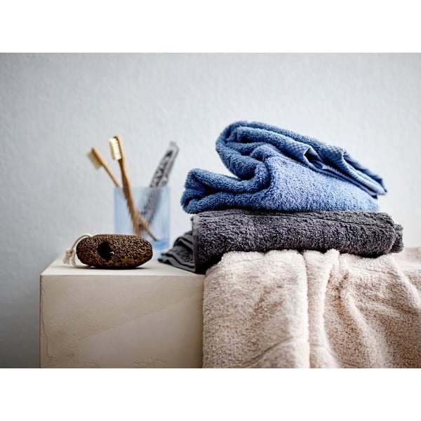 Tamno sivi pamučan ručnik od frotira 50x100 cm Line – Södahl-image-4