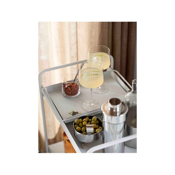 Metalna kolica za posluživanje na kotačima 40.5x61 cm A-Cocktail – Zone-image-1