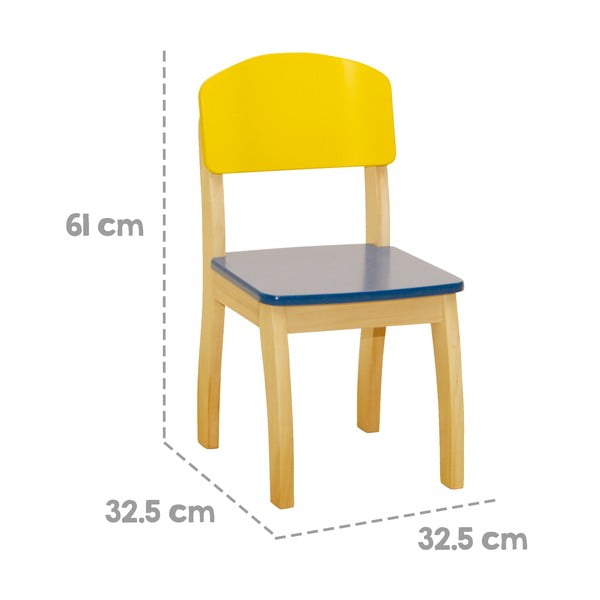 Žuta  dječja stolica – Roba-image-2