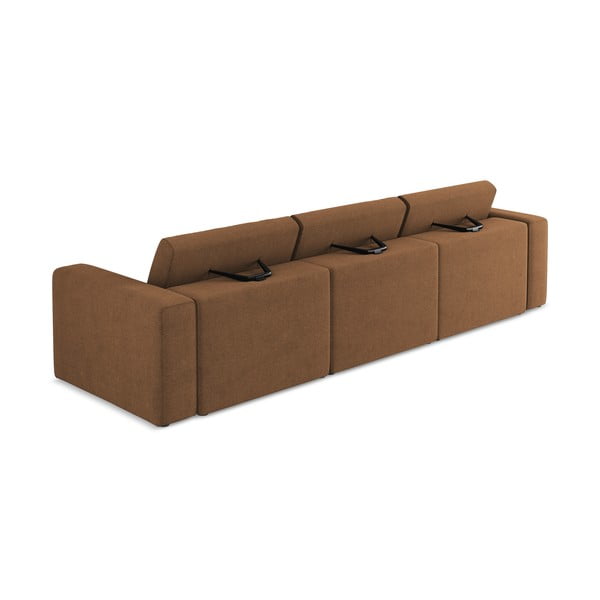 Smeđa sofa 314 cm Kalea – Makamii-image-3