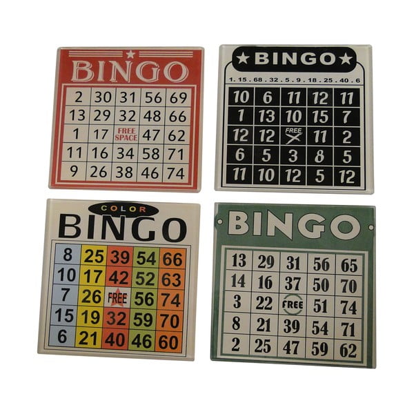 Set od 4 podmetača za Antic Line Bingo naočale