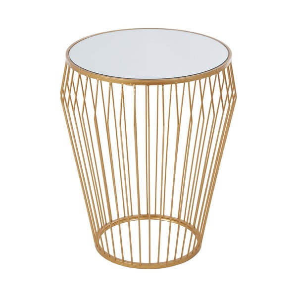 Okrugli pomoćni stol sa staklenom pločom stola ø 45 cm Avantis – Premier Housewares-image-1