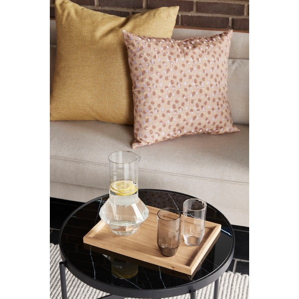 Bež-ružičasti pamučni jastuk Hübsch Spot, 50 x 50 cm-image-4