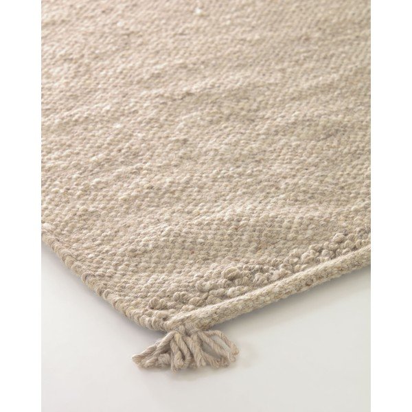 Krem tepih od mješavine vune 200x300 cm Carime – Kave Home-image-2