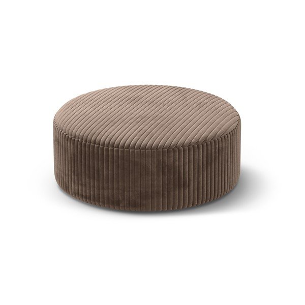 Smeđi tabure od samta Dia – Micadoni 