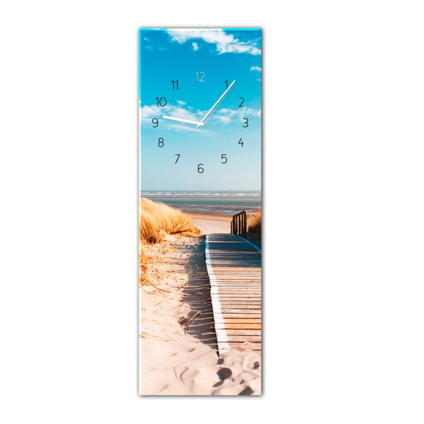 Zidni sat Styler Glassclock Sunny, 20 x 60 cm