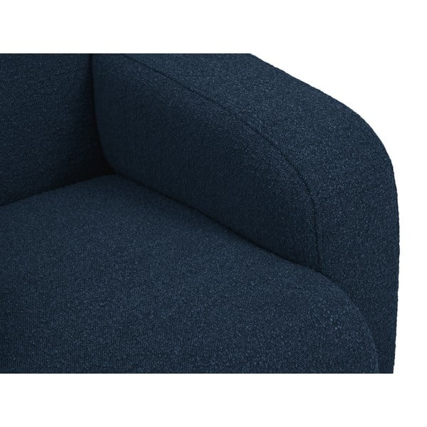 Tamno plava sofa od bouclé tkanine 170 cm Molino – Micadoni Home-image-1
