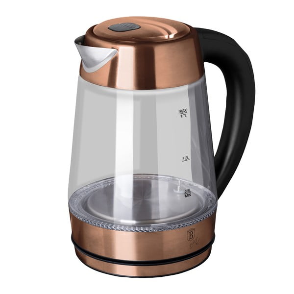 Kuhalo za vodu 1,7 l Rosegold Metallic Line - BerlingerHaus-image-2