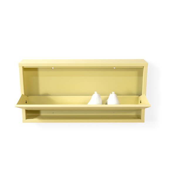 Svijetlo žuti željezni preklopni/viseći ormarić za cipele 75x37,5x12,5 cm Billy – Spinder Design-image-3