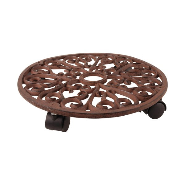 Metalni mobilni stalak za tegle za bilje ø 34,5 cm Ornament – Esschert Design-image-3