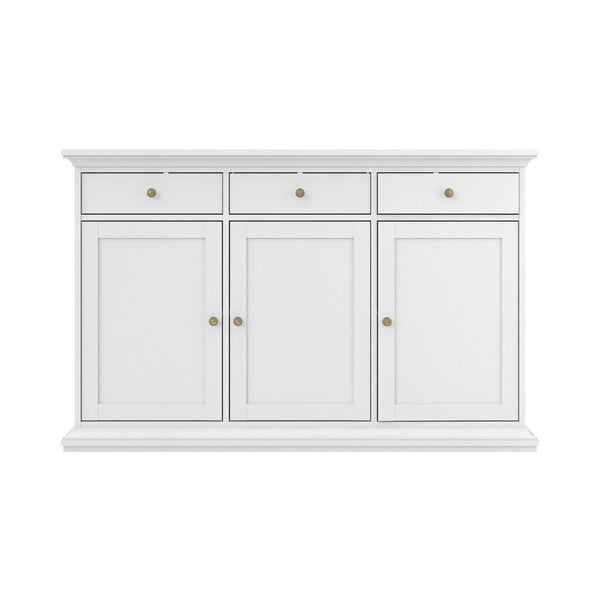 Bijela niska komoda 144x92 cm Paris – Tvilum