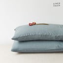 Svjetloplava lanena jastučnica Linen Tales, 70 x 90 cm