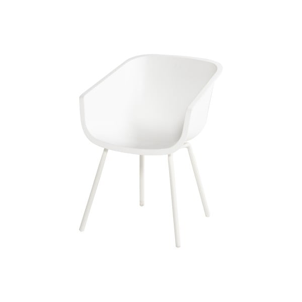 Bijele plastične vrtne stolice u setu 2 kom Amalia Alu Rondo – Hartman