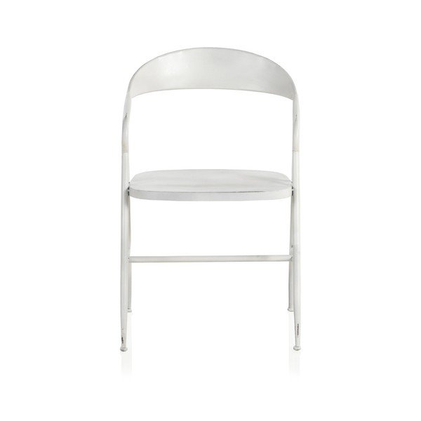 Bijela metalna fotelja Geese Industrial Style Puro-image-2