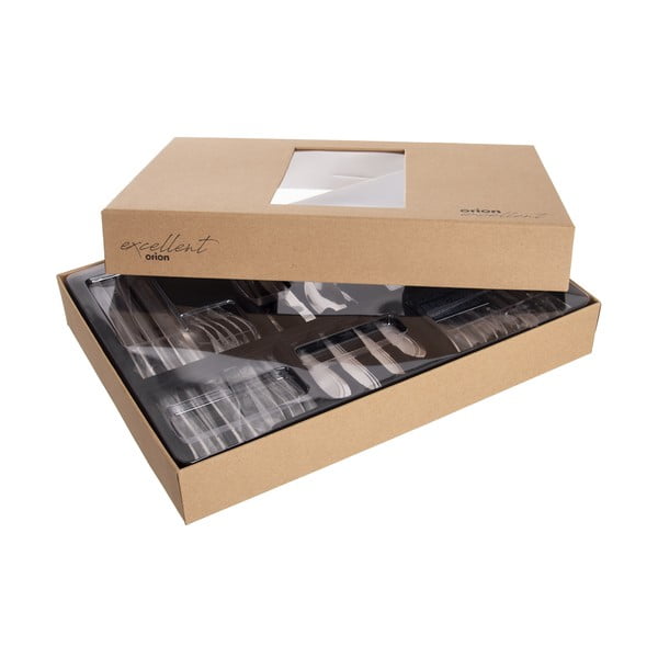 Pribor 24 kom od nehrđajućeg čelika u srebrnoj boji Satin – Orion-image-3