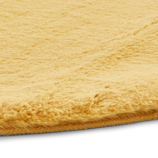 Žuti tepih Think Rugs Teddy, ⌀ 120 cm-image-2