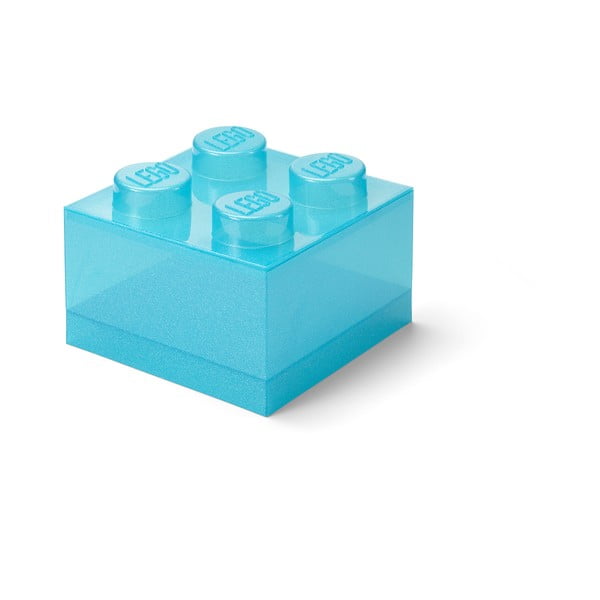 Svijetlo plava plastična dječja kutija za pohranu 25x25x18 cm – LEGO®-image-3