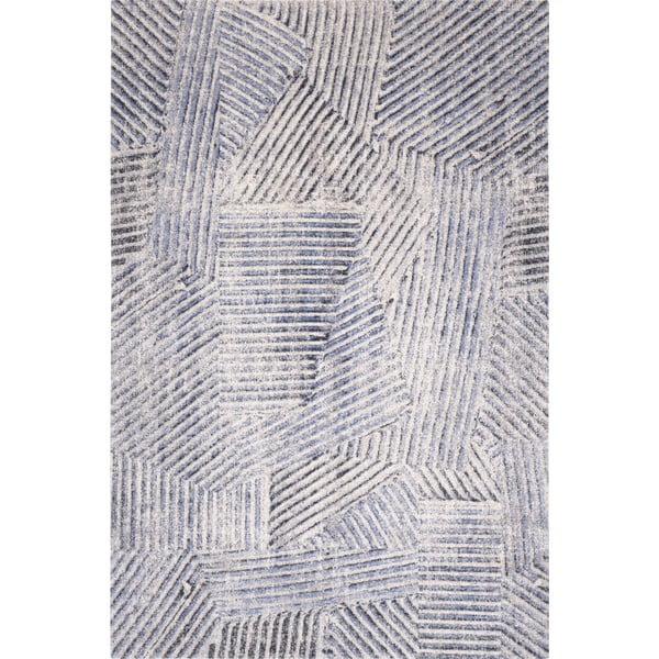 Svijetlo plavi vuneni tepih 160x240 cm Strokes – Agnella