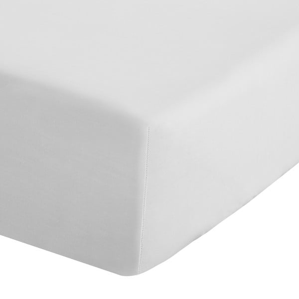 Bijela plahta s gumom od perkala 135x190 cm Easy Iron Percale – Catherine Lansfield