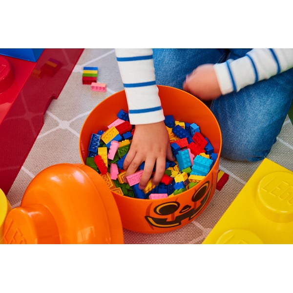 Narančasta kutija za pohranu LEGO® Pumpkin Head L-image-1