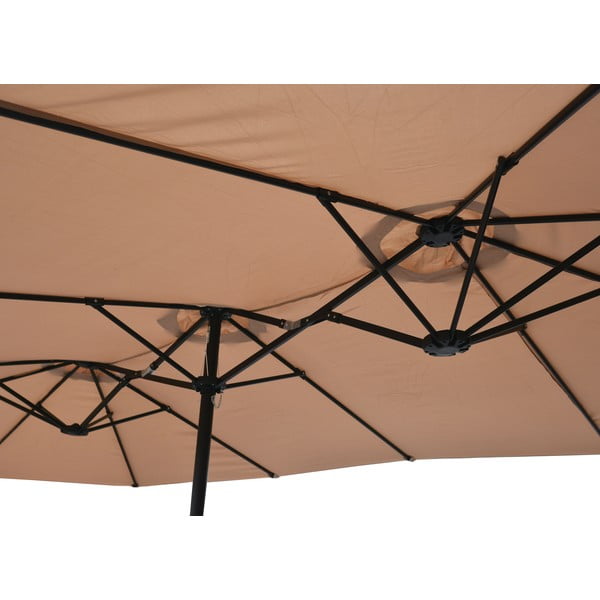 Bež suncobran 456x270 cm Double - Rojaplast-image-4