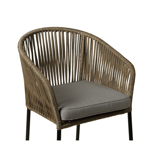 Set od 2 vrtne stolice sivo-smeđe boje Bonami Selection Trapani-image-2