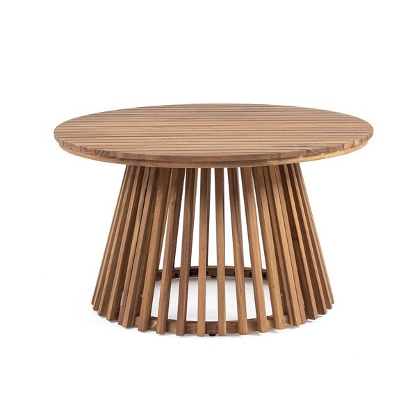 Okrugao vrtni stolić za kavu od masivnog bagrema ø 70 cm Rodano – Bizzotto