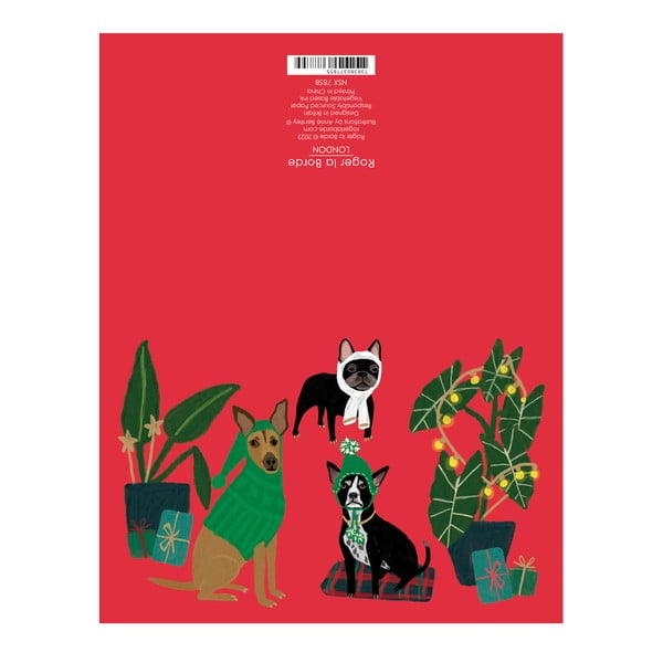 Čestitke u setu 8 kom s božićnim motivom Cat and Dog Palais  – Roger la Borde-image-1