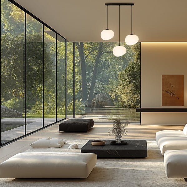 Crno-bijela viseća svjetiljka Stones – Candellux Lighting-image-1