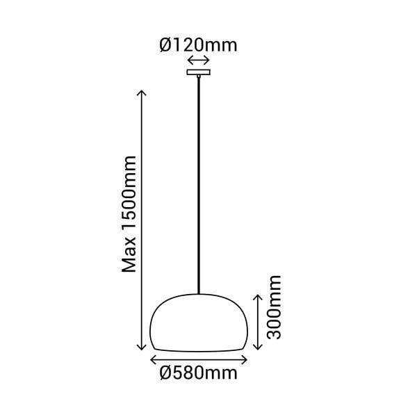 Viseća lampa od ratana SULION Nest, visina 150 cm-image-3