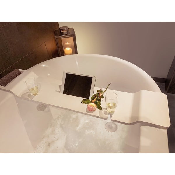 Bijela polica za kadu Wenko Matera, dužine 94 cm-image-3