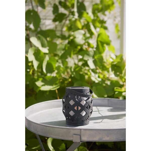 Crna lampa Star Trading Flame Lantern, visina 16 cm-image-3