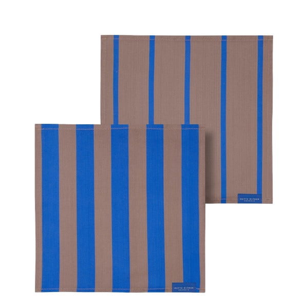 Tekstilni ubrusi u setu 2 kom Stripes – Mette Ditmer Denmark
