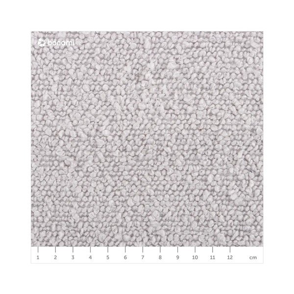 Svijetlo sivi tabure od bouclé tkanine Molino – Micadoni Home-image-4