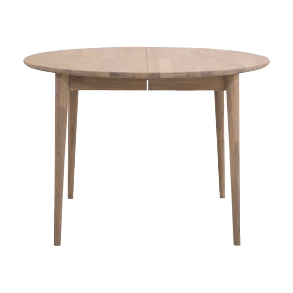 Okrugli sklopivi stol za blagovanje od hrastovine Canett Martell, ø 110 cm
