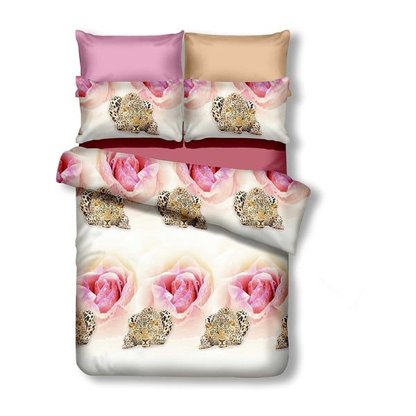 Dvostrana posteljina od mikrovlakana za bračni krevet DecoKing Emerland Chris, 200 x 220 cm