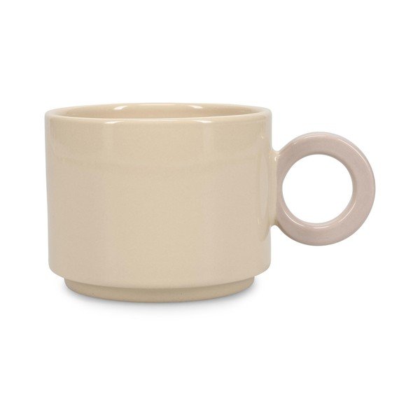 Bež šalica od kamenine 280 ml Lou – ONA