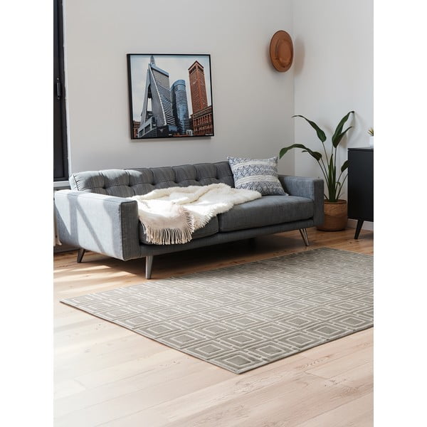 Sivi/krem tepih 160x235 cm Perles Howlite – Elle Decoration-image-1