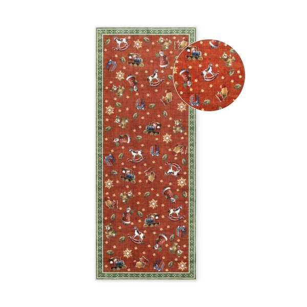 Crvena/zelena staza s božićnim motivom 80x200 cm Toy's Delight Nostalgic Noel Red Green – Villeroy&Boch