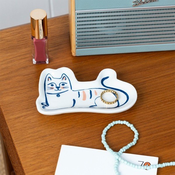 Keramički stalak za nakit Cat – Rex London-image-1