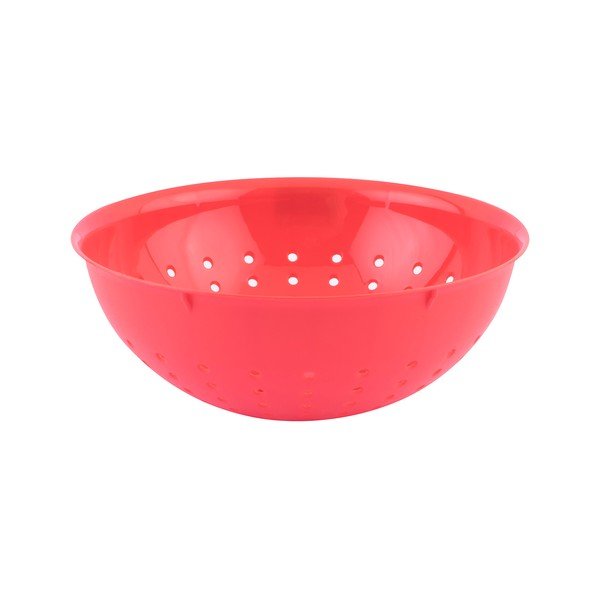 Crveno plastično cjedilo Tantitoni Candy, ⌀ 20 cm