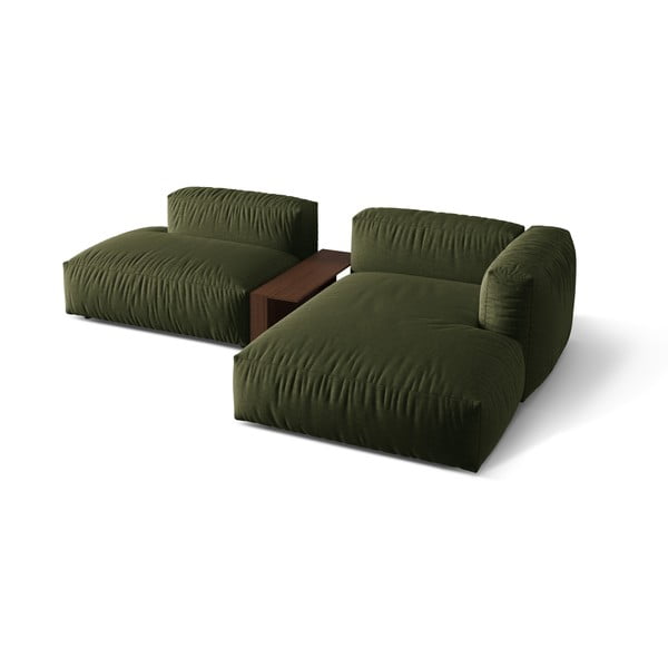 Zelena kutna garnitura (s desnim kutom) Martina – Micadoni Home-image-2