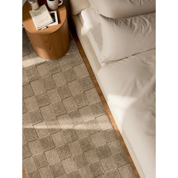 Smeđa ručno rađena vunena staza 80x200 cm Scala – Villeroy&Boch-image-3