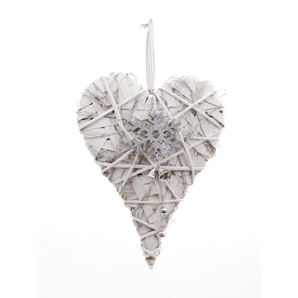 Viseći ukras u obliku srca Ego Dekor Pahuljica, visina 39 cm