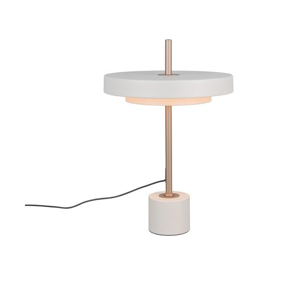 LED stolna lampa s mogućnosti zatamnjivanja boje slonovače (visina 45,5 cm) Keaton – Trio