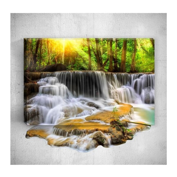 Zidna 3D slika Mosticx Waterfall, 40 x 60 cm