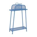Plava metalna polica za balkon Garden Pleasure MWH, visina 105,5 cm